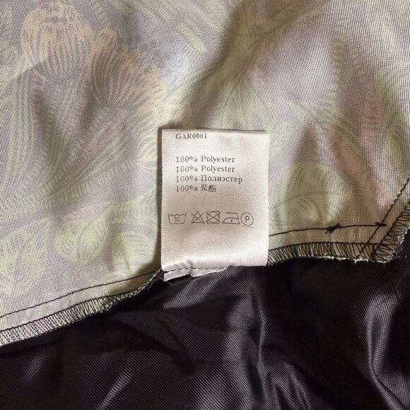 L Double J | Size M | Boom Green Floral Floor Length Gown w/ Pockets | ($1,150) - Picture 8 of 11